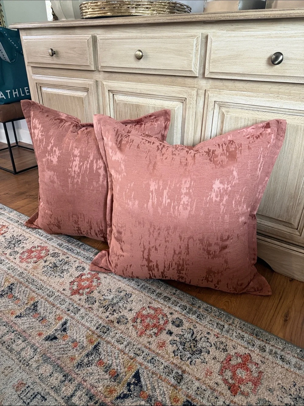 Target Blush Pink Velvet Accent Pillow